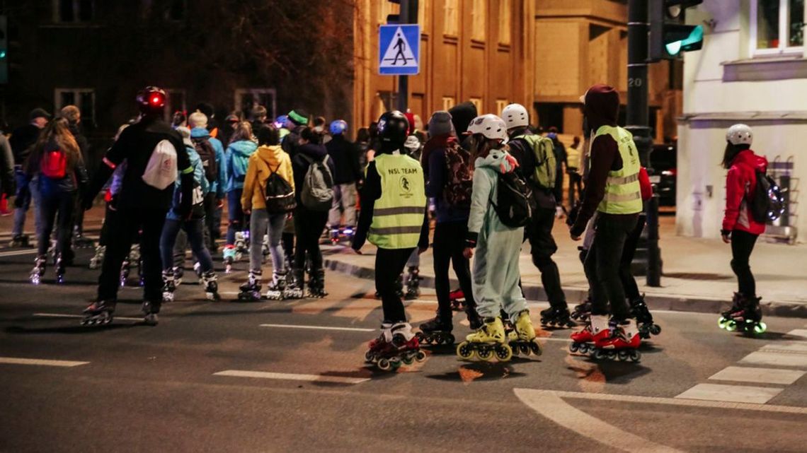 NightSkating Lublin. Rolkarze po raz kolejny przejadą przez miasto NightSkating Lublin. Rolkarze po raz kolejny przejadą przez miasto