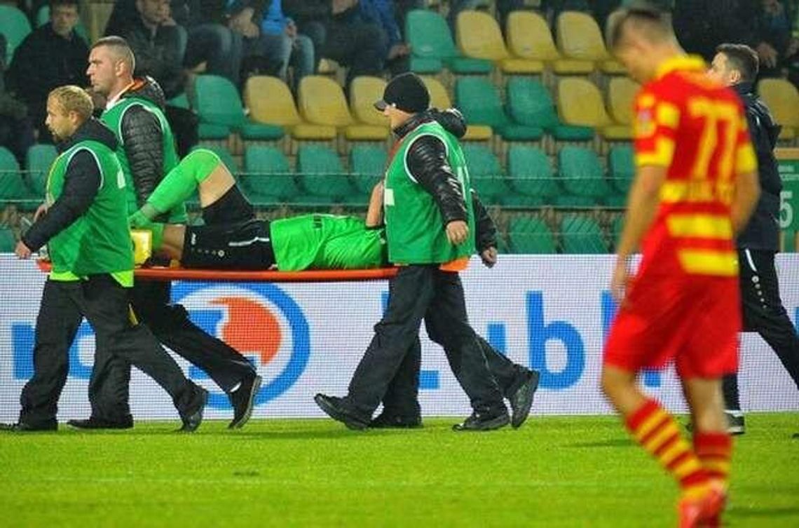 Nikitović uniknął poważniejszego urazu, ale z Zagłębiem nie zagra