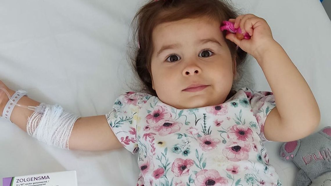 Nina Słupska dostała dziś rano "najdroższy lek na świecie". Rodzice dziękują wszystkim za pomoc