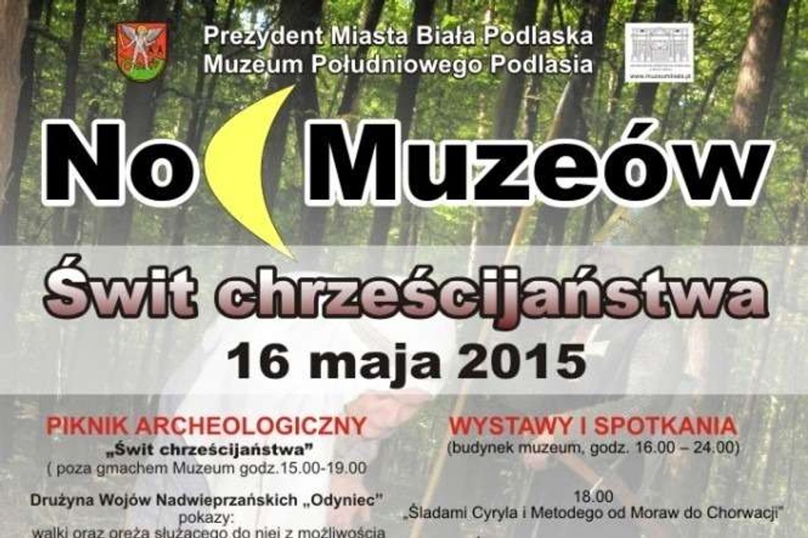 Noc Muzeów w Białej Podlaskiej. Archeologiczny piknik z rycerzami