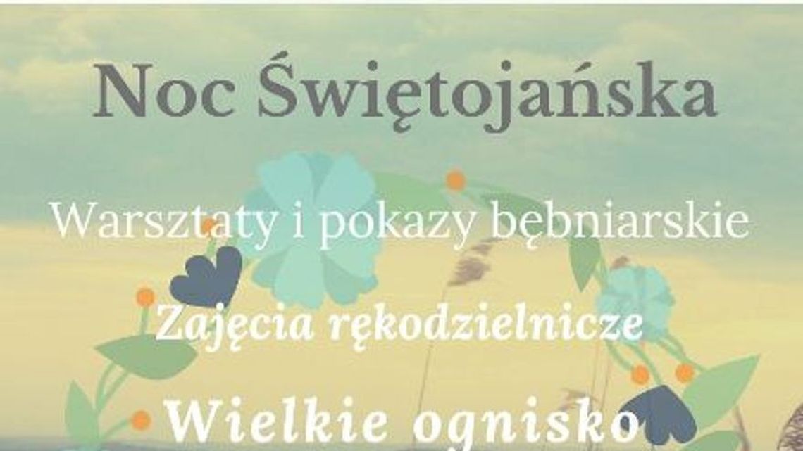 Noc Świętojańska na plaży w Firleju