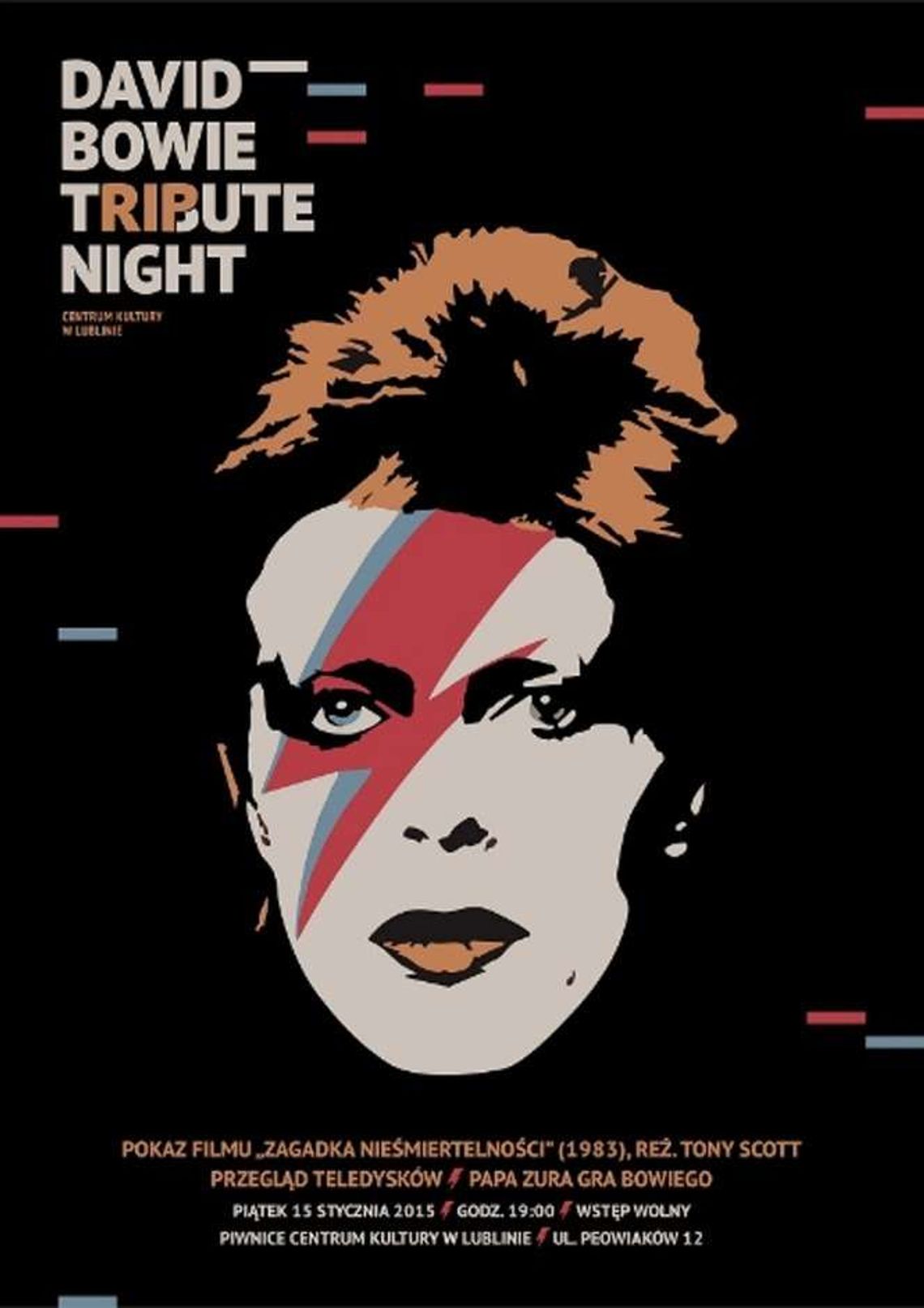 Noc w hołdzie Davidowi Bowiemu w Centrum Kultury