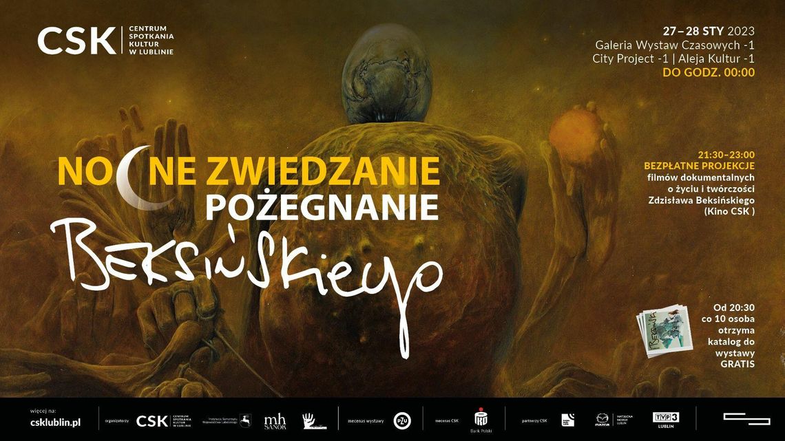 Nocne zwiedzanie wystawy "Beksiński w Lublinie" Nocne zwiedzanie wystawy "Beksiński w Lublinie"