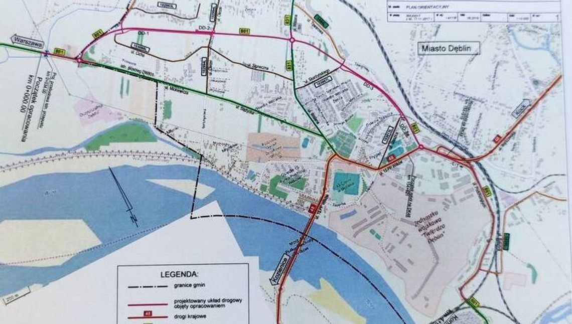 Nowa droga przez Dęblin czeka na wykonawcę