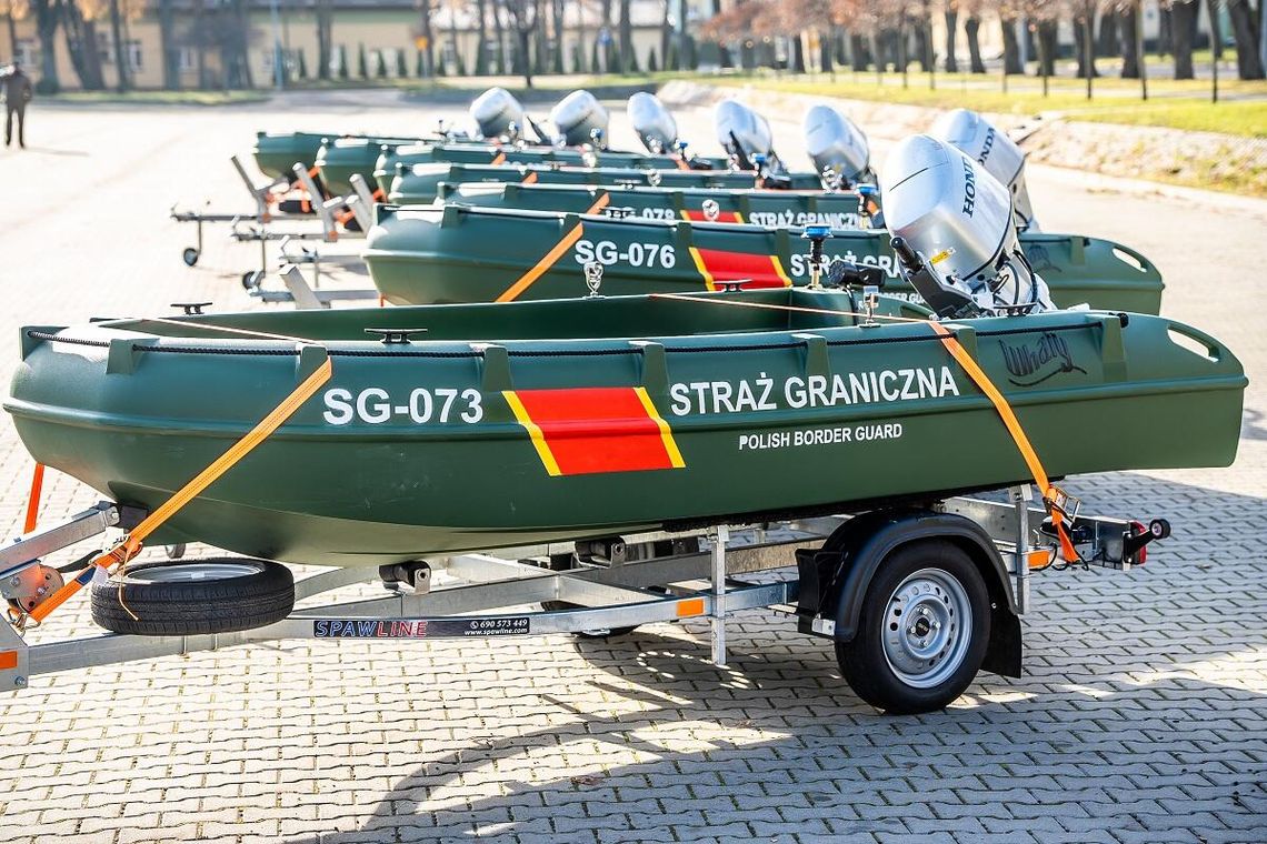 Nowa flota na granicy. NOSG otrzymał siedem łodzi patrolowych Nowa flota na granicy. NOSG otrzymał siedem łodzi patrolowych