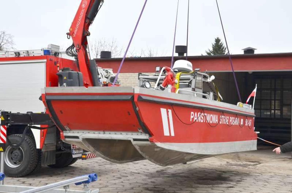 Nowa łódź pomoże przy powodzi