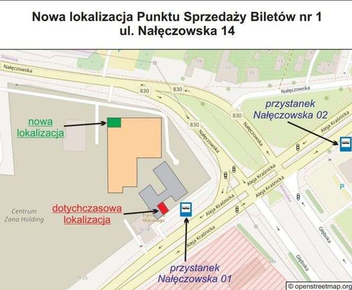 Nowa siedziba kas biletowych ZTM Lublin