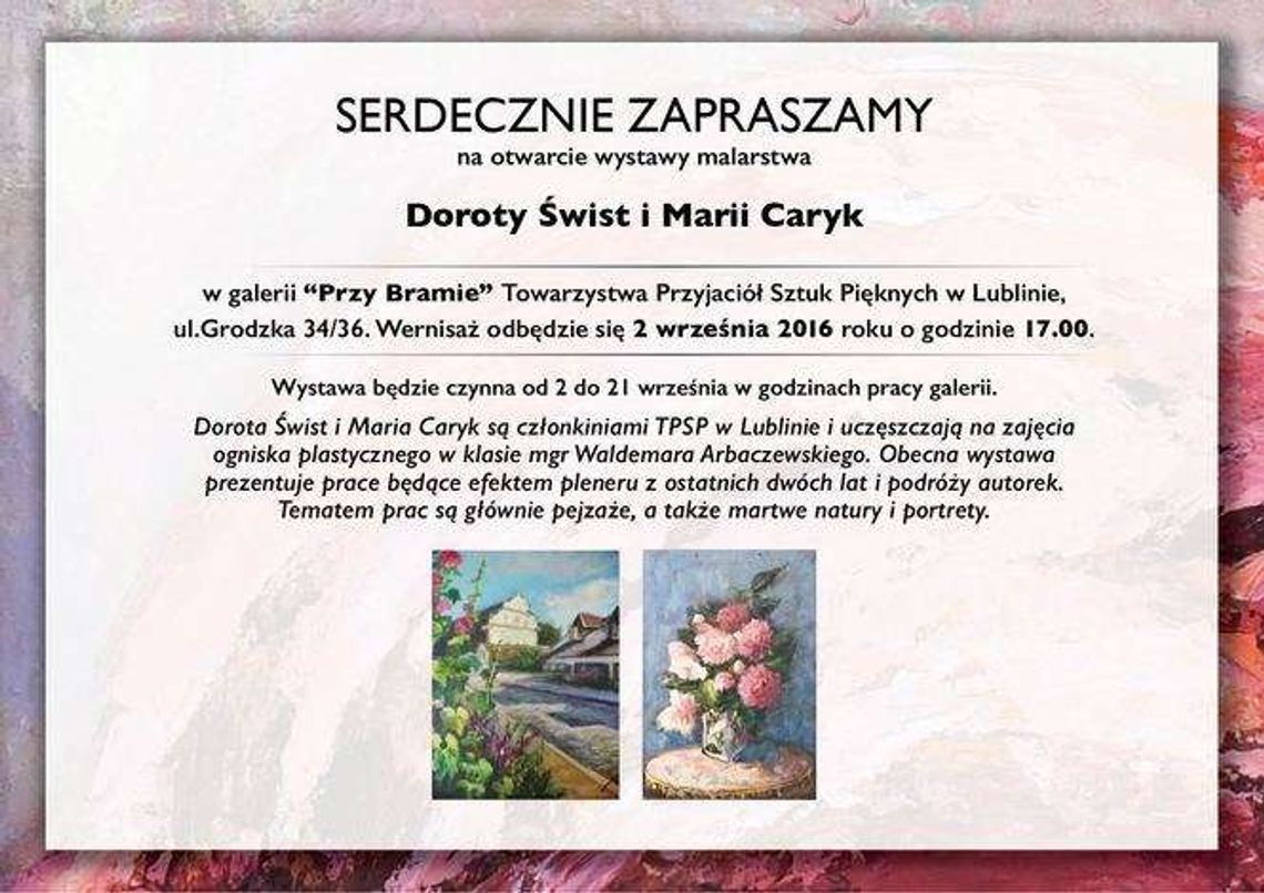 Nowa wystawa w Galerii „Przy Bramie”