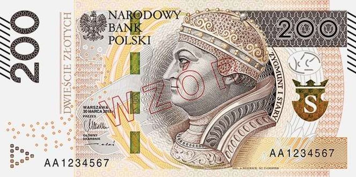 Nowe 200 zł od dziś w obiegu Nowe 200 zł od dziś w obiegu