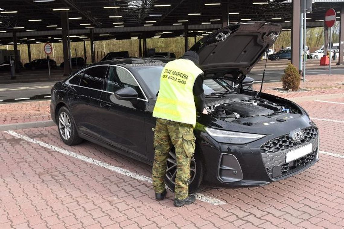 Nowe Audi “czyste” nie było. Granica nie przepuściła Audi Terespol
