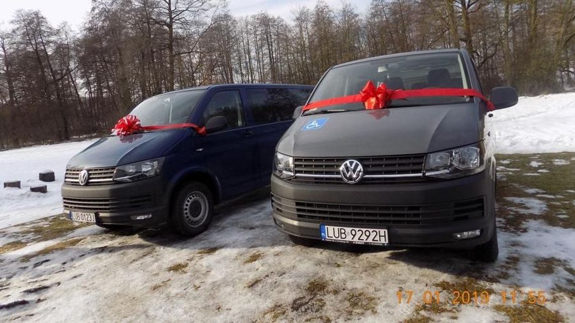 Nowe auta do przewozu podopiecznych dla ośrodków z Matczyna i Załucza