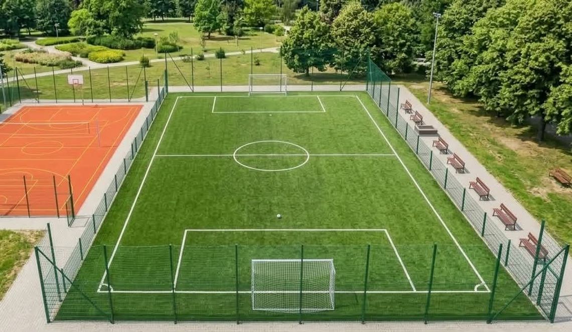 wizualizacja nowych boisk w Kazimierzu