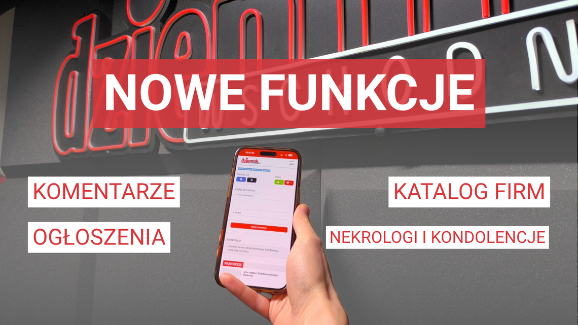Nowe funkcjonalności na portalu: komentarze, ogłoszenia i katalog firm już dostępne