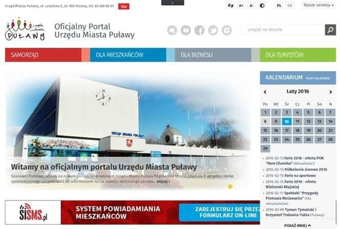 Nowe miejsce Puław w internecie
