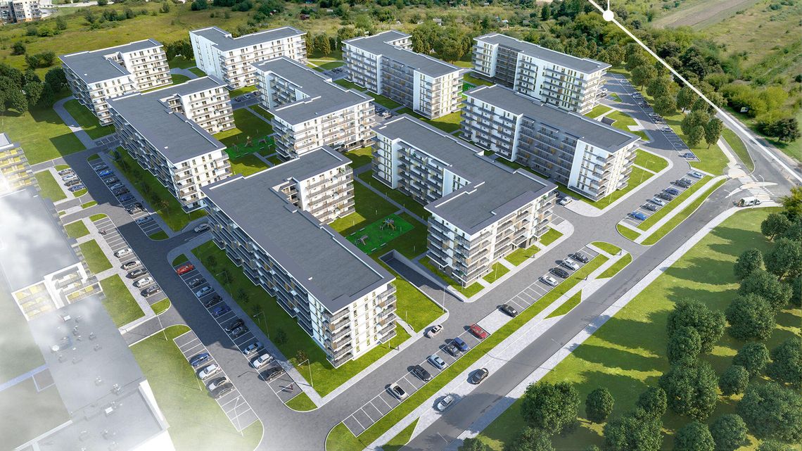 Nowe osiedle mieszkaniowe powstanie w Lublinie. Blisko wody i lasu [wizualizacje]