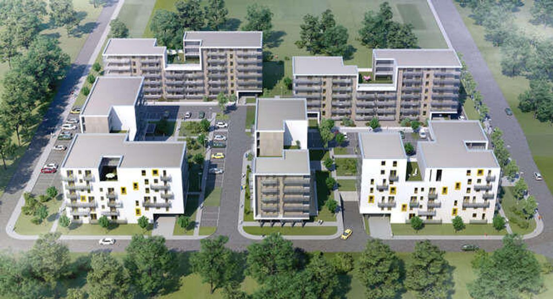 Nowe osiedle w starej uzdrowiskowej dzielnicy Lublina