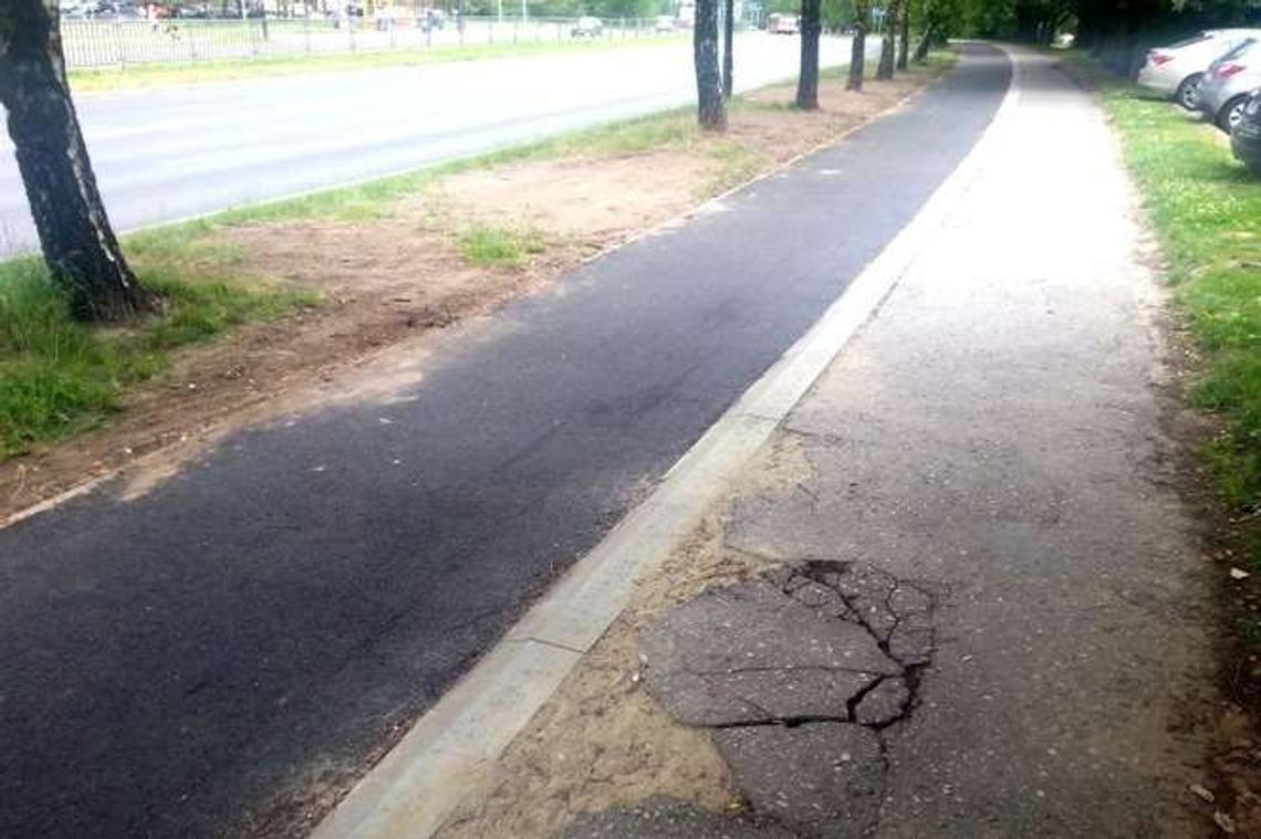 Nowe ścieżki rowerowe w Lublinie. Rowerzyści jak po stole, piesi jak po grudzie