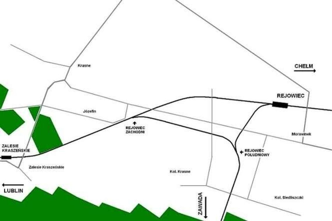 Nowe życie starej łącznicy kolejowej. A w przyszłości nowa stacja