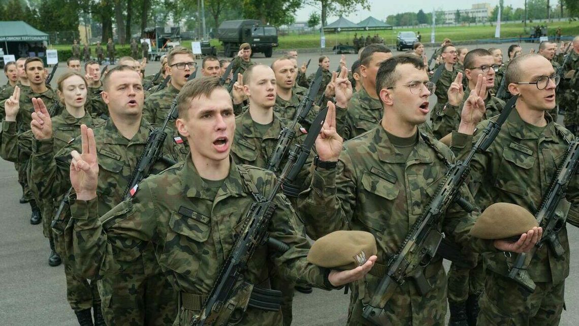 Nowi żołnierze Wojsk Obrony Terytorialnej złożyli w Lublinie przysięgę [zdjęcia]