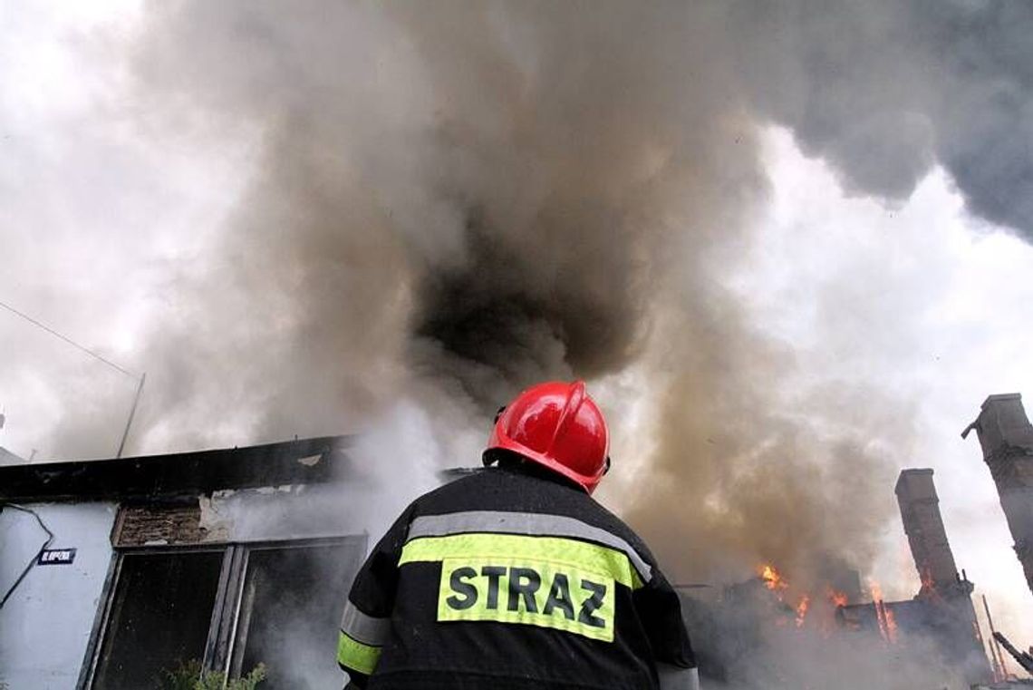 Nowiny (gm. Susiec): Rozpalał w piecu i zaczął się palić