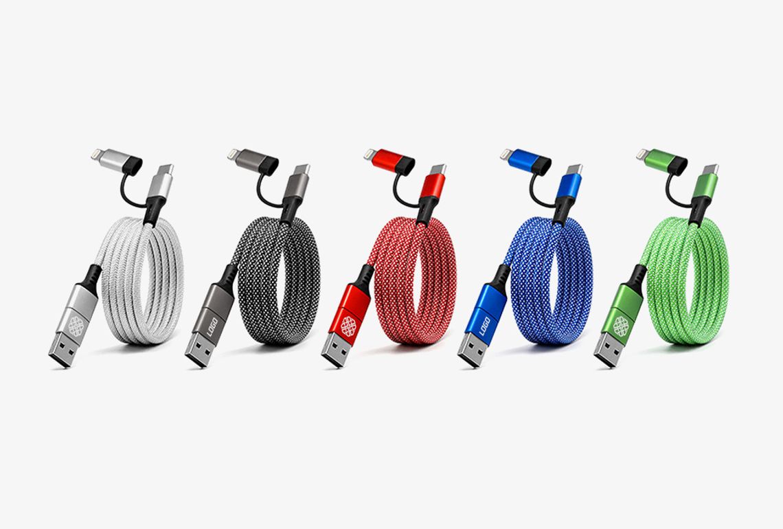 Nowoczesne gadżety B2B: Jak kable USB budują długofalową widoczność marki? Kolorowe kable reklamowe z logo dla firm