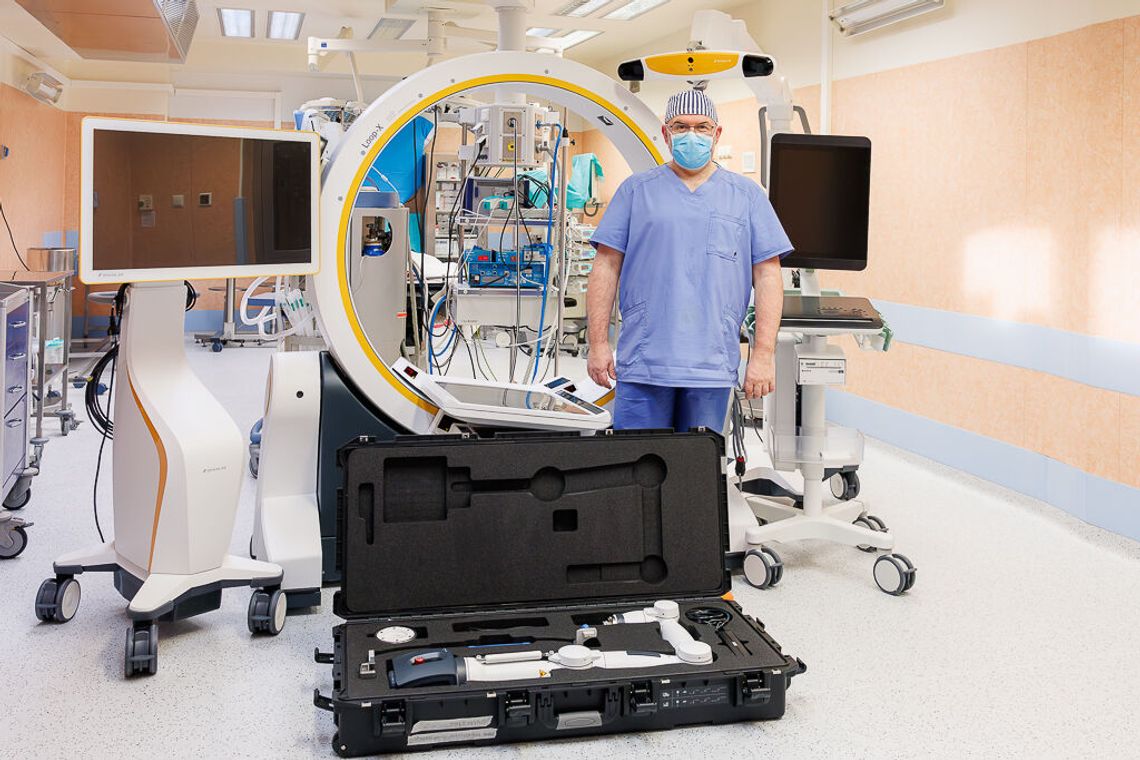 Nowoczesny sprzęt dla neurochirurgii szpitala przy ul. Jaczewskiego