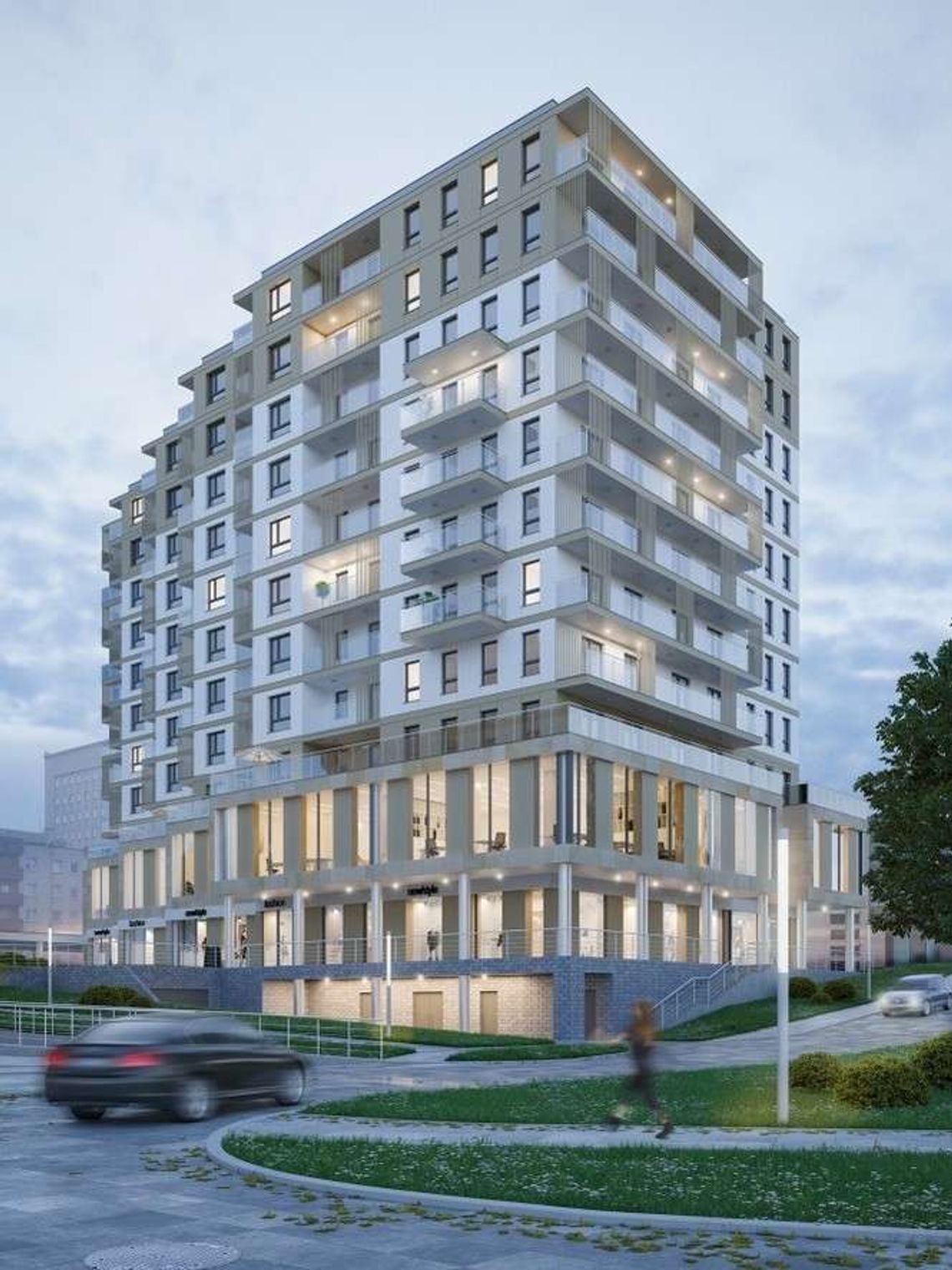 Nowy apartamentowiec na Wieniawie. W miejscu kortów Lublinianki Nowy apartamentowiec na Wieniawie. W miejscu kortów Lublinianki