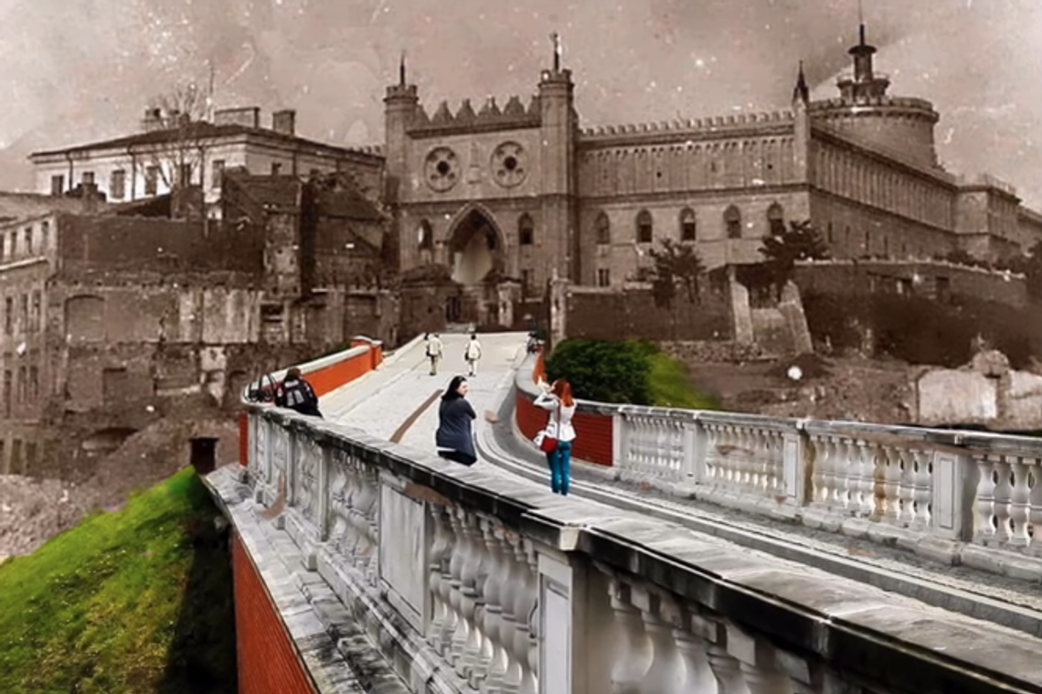 Nowy i stary Lublin na jednym zdjęciu. Zobacz niezwykłe kolaże [wideo]