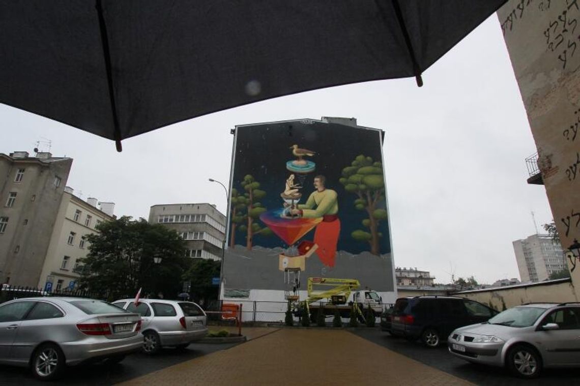 Nowy mural powstał w centrum Lublina (zdjęcia) Nowy mural powstał w centrum Lublina (zdjęcia)