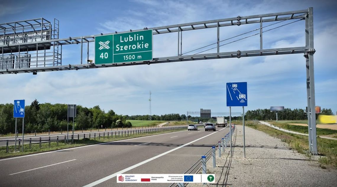 Kamery odcinkowego pomiaru prędkości na drodze ekspresowej S19 między węzłami Lublin Węglin i Lublin Sławinek