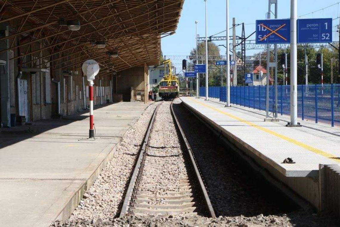 Nowy peron przy dworcu w Lublinie. Wkrótce go otworzą