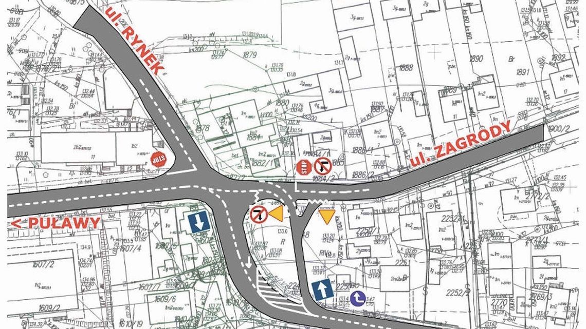 Nowy pomysł na skrzyżowanie w Baranowie