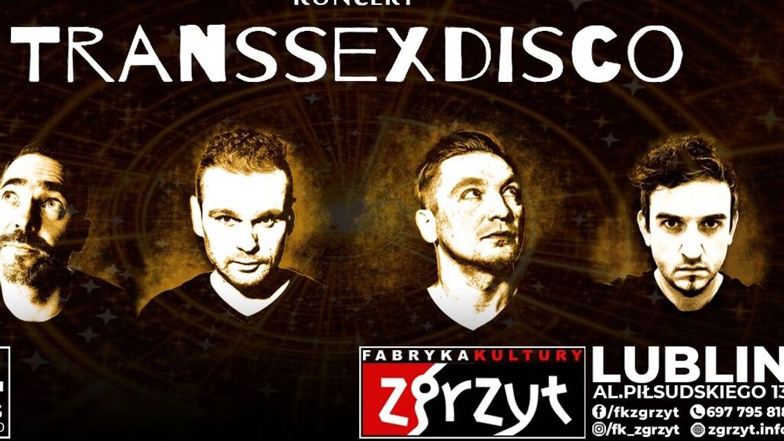 Nowy Rok w Zgrzycie! Koncert zespołu Transsexdisco 