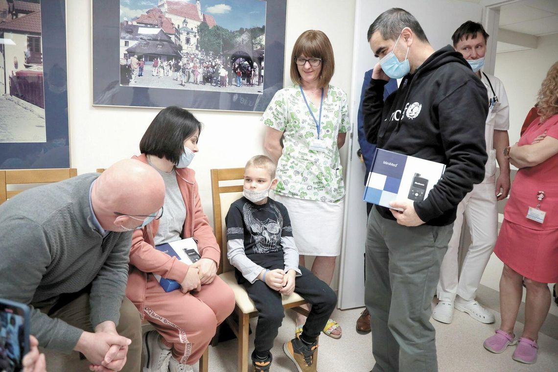 Nowy sprzęt w szpitalu dziecięcym. UNICEF pomaga małym uchodźcom