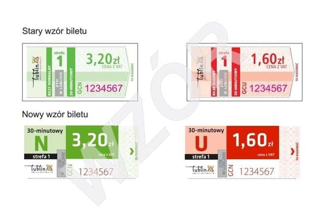 Nowy wzór biletów komunikacji miejskiej w Lublinie