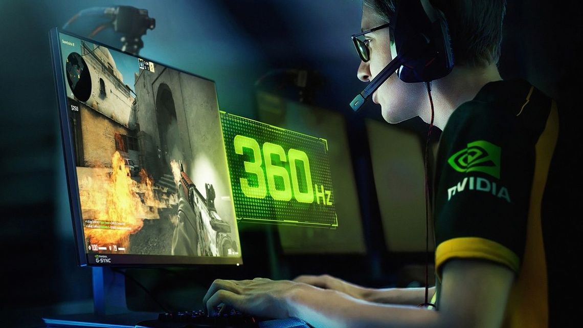 Nvidia zapowiada monitory z odświeżaniem 360 Hz (wideo)