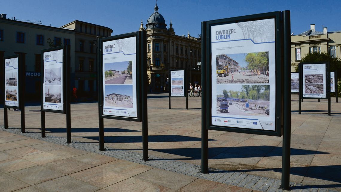O dworcu na placu. Można zobaczyć, jak powstaje największa miejska inwestycja