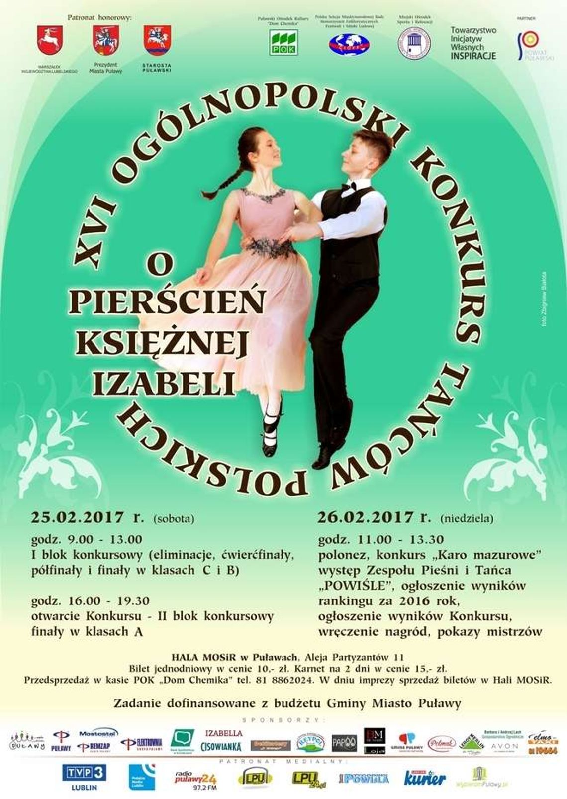 "O Pierścień Księżnej Izabeli". Konkurs taneczny w Puławach