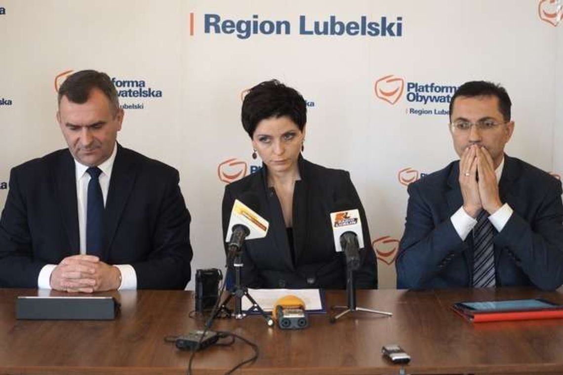 O "polityce faktów dokonanych". Lubelska PO krytykuje PiS O "polityce faktów dokonanych". Lubelska PO krytykuje PiS