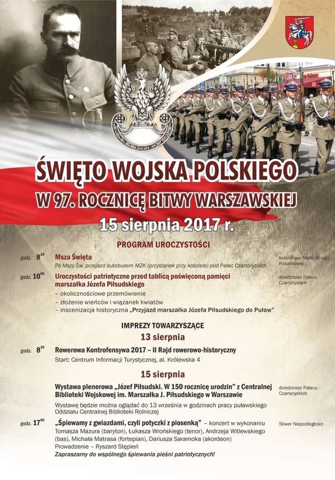 Obchody Święta Wojska Polskiego w Puławach