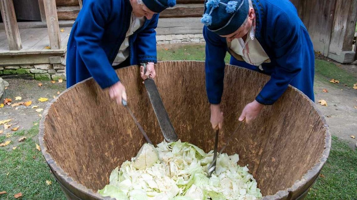 Obieraczki kapuściane w Muzeum Wsi Lubelskiej