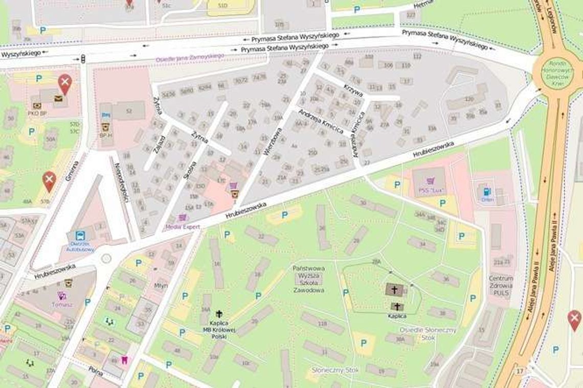 Objazdami przez Zamość. Zamykają ul. Hrubieszowską