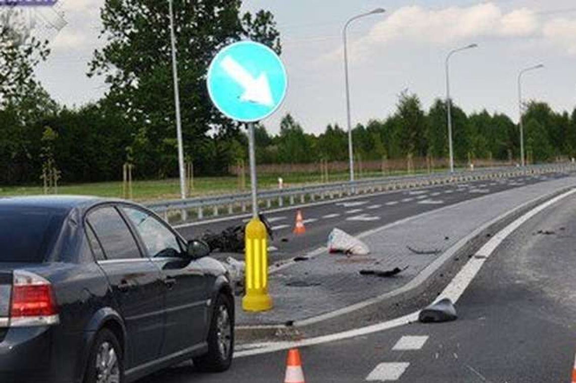 Obwodnica Chodla: Zderzenia skutera z osobówką