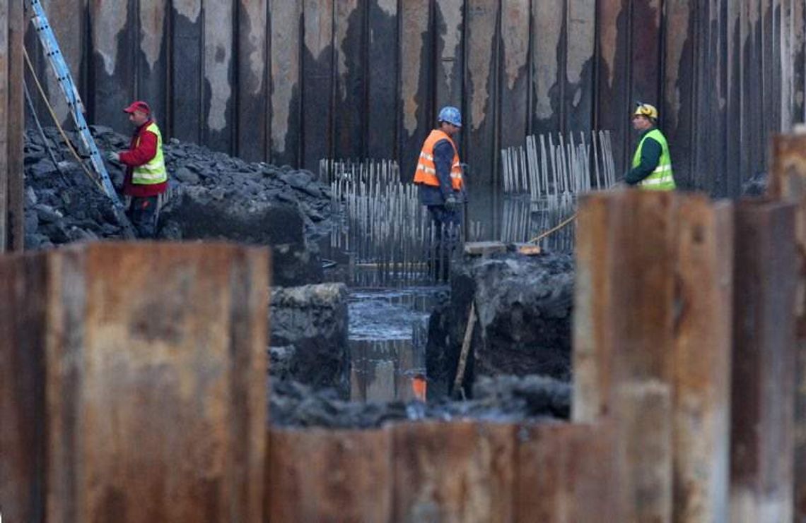 Obwodnica Lublina. Budowa estakady nad doliną Bystrzycy