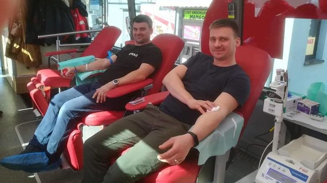 „Ochotnicy Się Podzielą”. Druhowie z OSP Ludwin zainaugurowali ogólnopolską akcję oddawania krwi