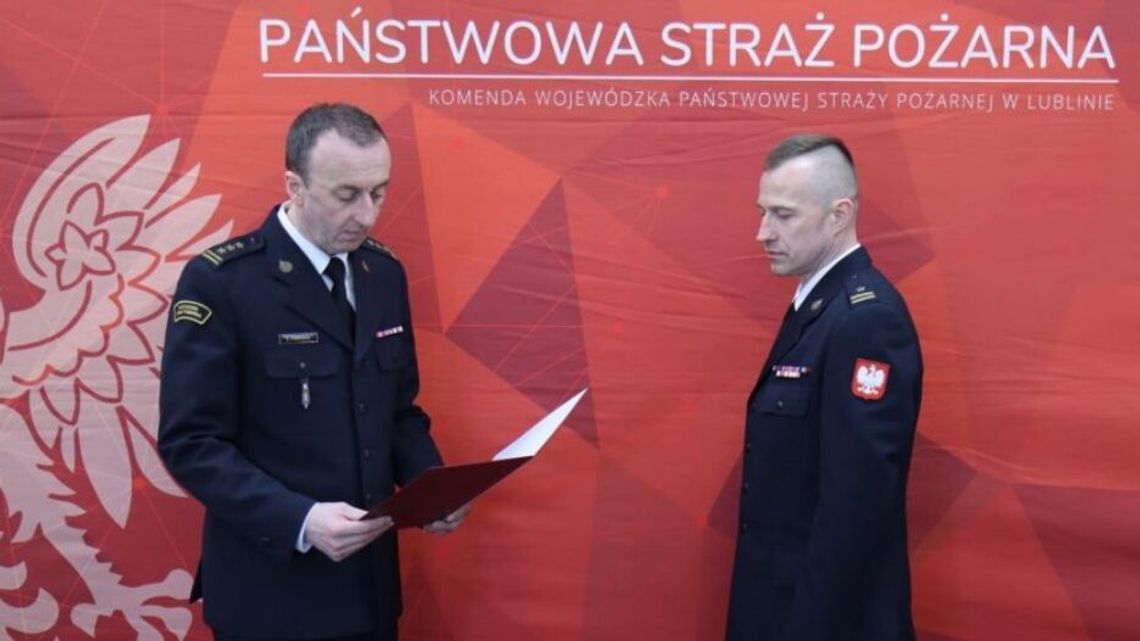 Od dzisiaj strażacy w Janowie Lubelskim mają nowego komendanta