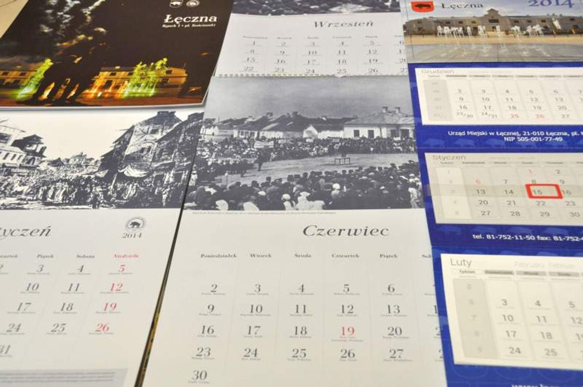 Od jutra rozdają kalendarze w Łęcznej