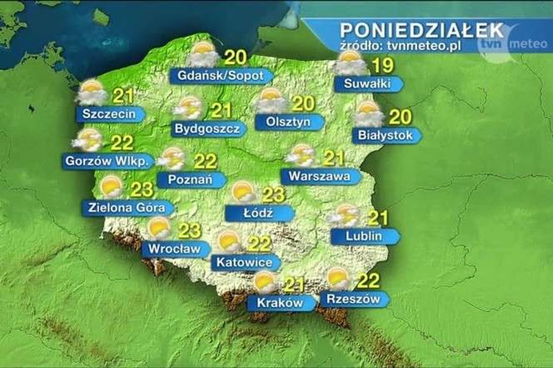 Od poniedziałku słoneczna pogoda. Ile pokażą termometry?