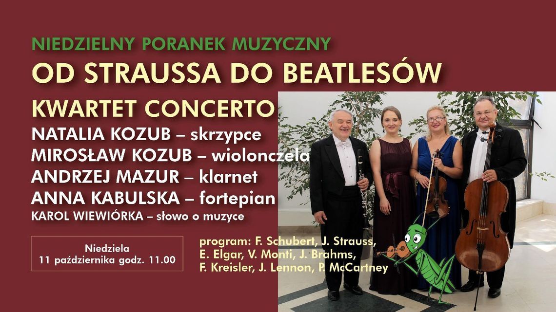 "Od Straussa do Beatlesów" - muzyczny poranek w Filharmonii