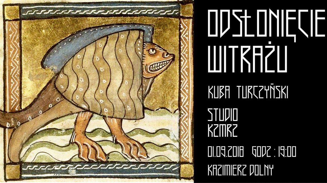 Odsłonięcie witrażu Kuby Turczyńskiego w Kazimierzu